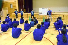 ゲームの前に行われた座学
