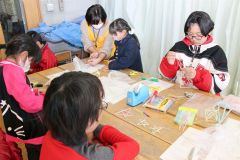 神田日勝記念美術館でアートキッズ　鹿追 4