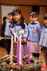 神聖な雰囲気の中クリスマス礼拝　帯広聖公会幼稚園 9