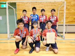 Ｕ１１のクラス午後の部で優勝の幕別札内ＦＣ