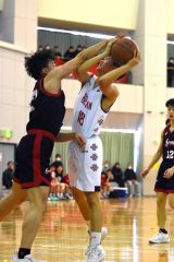 男子決勝リーグ　白樺学園―帯大谷