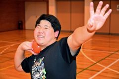 陸別中学校　朝倉春希さん　陸上競技砲丸投げ 13
