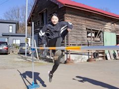 【新年号・大樹】「全道でメダルを」　陸上に励む柚原光莉さん、杏梨さん姉妹　大樹 2