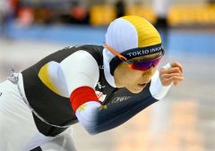 【スプリント女子１０００メートル１回目】１分１４秒３３のシーズンベストで優勝した高木美帆（金野和彦撮影）