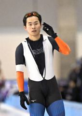 【スプリント男子１０００メートル２回目】１分１０秒３９のタイムで２位に入った久保向希（金野和彦撮影）