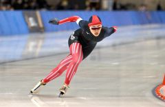 【スプリント女子１０００メートル２回目】自己ベストを更新し、８位に入った河原莉緒（金野和彦撮影）