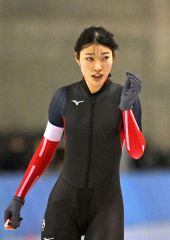 【スプリント女子１０００メートル２回目】自己ベストを更新し、８位に入った河原莉緒（金野和彦撮影）