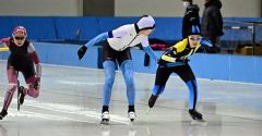 １年山本（大樹）２冠　男子５００は水口（更別中央）制す　全十勝中学校スケート 2