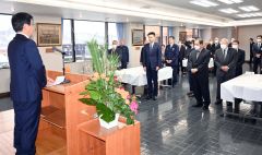総力戦でまちづくり　村瀬町長　広尾町新年交礼会 3