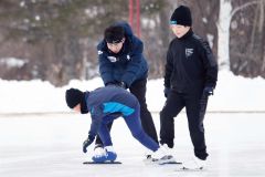 池田高校生招きスケート教室　大樹 3