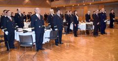 「町民の生命、財産を守る」　陸別消防団が出初め式 12