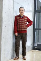 作品のぬくもりを象徴する主人公の親友役を演じた小宮さん（平栗玲香通信員撮影）