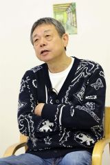 自身が感動した鹿追町民との触れ合い、美しい風景など実体験を「映画に詰め込んだ」と話す藤監督（平栗玲香通信員撮影）