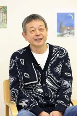 自身が感動した鹿追町民との触れ合い、美しい風景など実体験を「映画に詰め込んだ」と話す藤監督（平栗玲香通信員撮影）