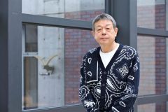 自身が感動した鹿追町民との触れ合い、美しい風景など実体験を「映画に詰め込んだ」と話す藤監督（平栗玲香通信員撮影）