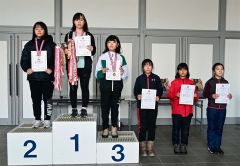 ５年女子の入賞者