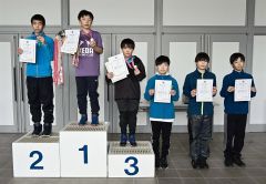 ６年男子の入賞者