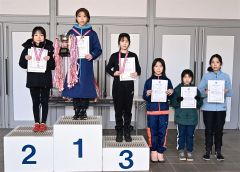 ４年女子の入賞者