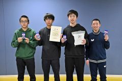 男子で準優勝のスマイルクラブ