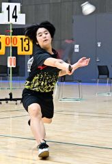 【６年以下女子シングルス決勝】準優勝した林華乃葉（芽室少）