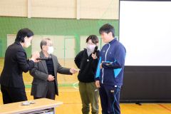 薬物に手を出さないで　鹿追中で防止教室 2
