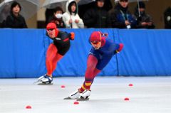 奥秋女子５００で１年生女王　男子は辻本Ｖ　インターハイスケート 5