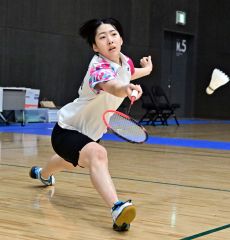 【女子シングルス決勝】準優勝した帯一中出の杉野冬花（旭川実）