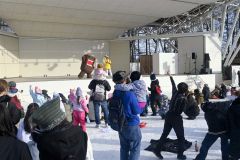 園児から大人までが踊って楽しんだＮＨＫのステージ