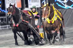 サクラヒメ（右）との死闘を制したダイヤカツヒメと赤塚騎手