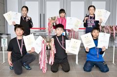 ４年生男女の上位入賞者