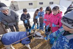 冬の十勝で自然や文化に親しむ　広尾町の姉妹都市・長崎県西海市の児童 3