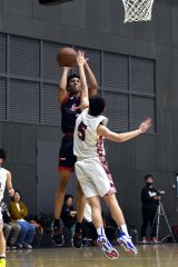 男子１回戦・白樺学園（黒ユニホーム）―北見北斗