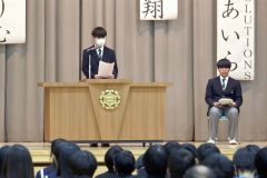 高校生が進路のアドバイス　広尾で「中高一貫講話」 3