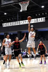 男子３位決定戦・帯大谷（白ユニホーム）―旭川龍谷