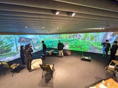 十勝の風景への没入感が味わえる空間型ＶＲ
