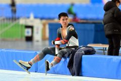 【男子１５００メートル】１８位に終わった新海大輝（金野和彦撮影）