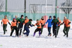雪中ラグビー大会