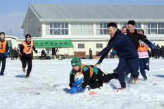 雪中ラグビー大会