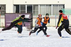 雪中ラグビー大会