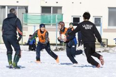 雪中ラグビー大会