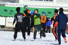 雪中ラグビー大会