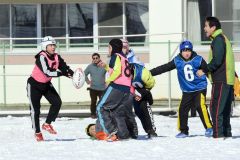 雪中ラグビー大会
