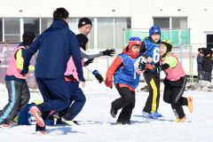 雪中ラグビー大会