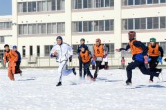 雪中ラグビー大会