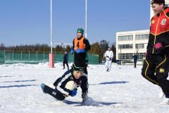 雪中ラグビー大会