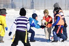 雪中ラグビー大会
