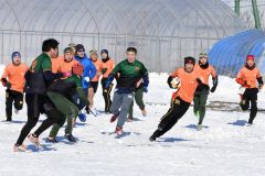 雪中ラグビー大会