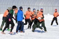 雪中ラグビー大会