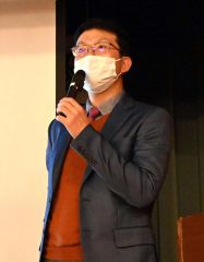 講演を行った柏浩文さん