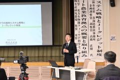 Ｊ―クレジット制度について紹介する高橋氏